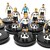 Subbuteo Andrew Table Soccer West Germany 1982 World Cup Team on Classic Hasbro Bases